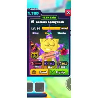 GG ROCK SPONGEBOB SW SPONGEBOB TOWER DEFENSE