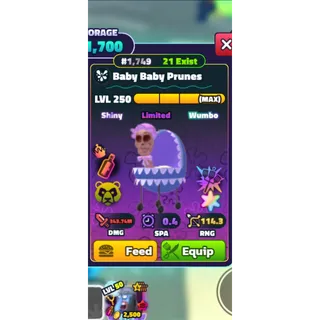 BABY BABY PRUNES SW SS  SPONGEBOB TOWER DEFENSE