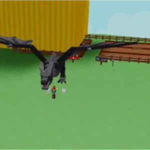 Big black dragon