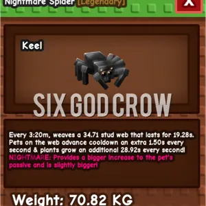 titan nm spider 70kg gag