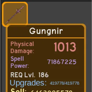Gungnir 71.8 max pot
