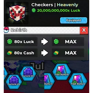 Anime Dice max rebirth/upgrade/dice