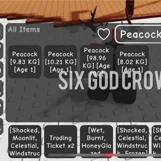 colossal peacock pack