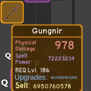 Gungnir 72.2 max pot