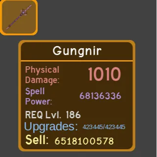 Gungnir 68.1 max pot