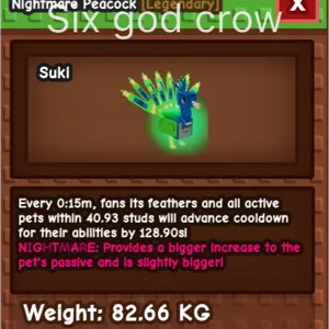 titan nightmare peacock