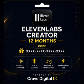 ElevenLabs Creator 12 Months Code - Global