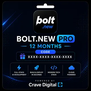 Bolt.new Pro 12 Months Code - Global
