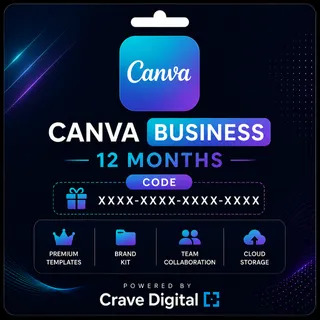 Canva Business 12 Months Code - Global