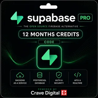 Supabase Pro 12 Months Credits Code - Global