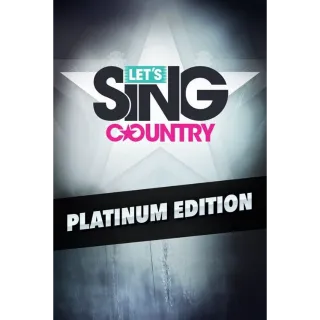 Let's Sing Country: Platinum Edition {𝐑𝐞𝐠𝐢𝐨𝐧 𝐀𝐫𝐠𝐞𝐧𝐭𝐢𝐧𝐚}