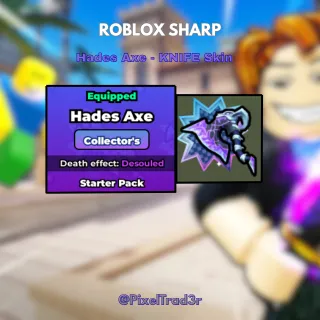 Hades Axe - Roblox SHARP