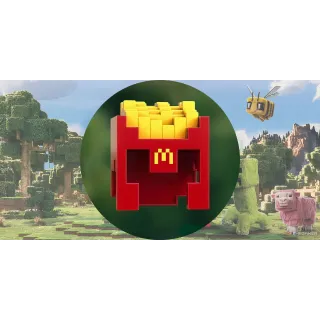 Fry Helmet Skin Code - McDonald's Minecraft (Instant Delivery)