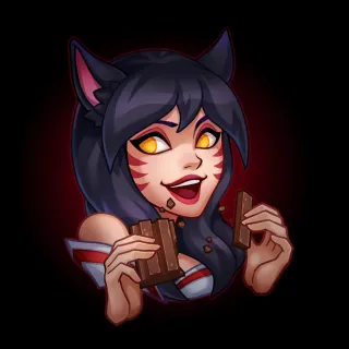 Emote Have a Break - Ahri Kit Kat  (Instant Delivery)