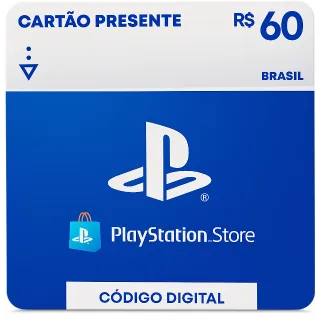 R$ 60 BRL PlayStation Store GIFT CARD - BRAZIL