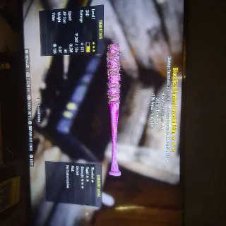 Lvl 1 Set Of Bats.  Bloodied Rapid And Strength