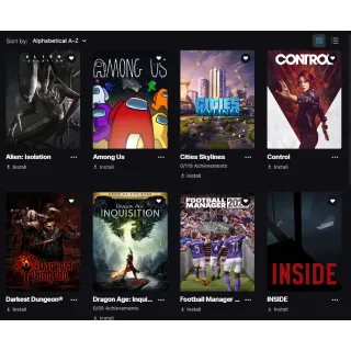 EPIC GAMES ✨ 14 PAID GAMES ✨ FULL ACCESS