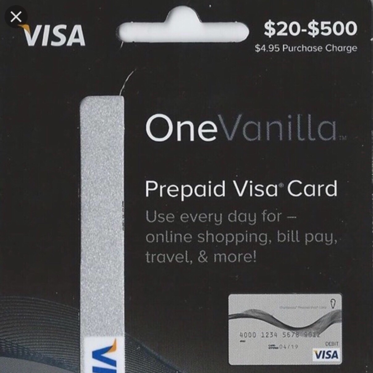 23 40 Vanilla Visa Prepaid Gift Card Instant Delivery