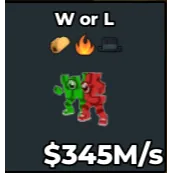 W or L 345M/s 