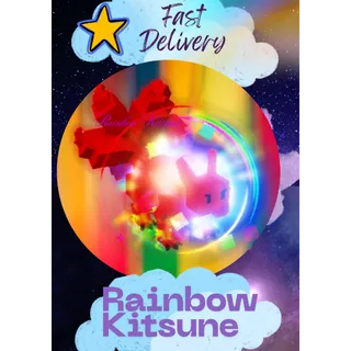 Rainbow Kitsune (grow a garden)