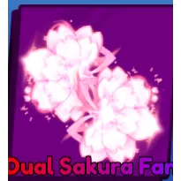 Dual sakura fan