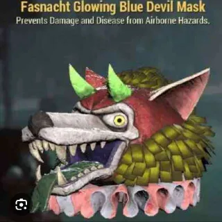 Glowing Blue Devil