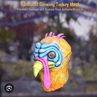 Glowing Turkey Mask