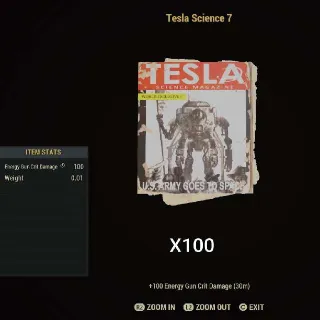 Tesla Science 7 (×100)