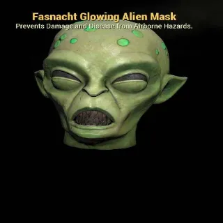 Glowing Alien Mask
