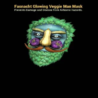 glowing veggie man mask