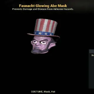 Fasnacht Glowing Abe Mask