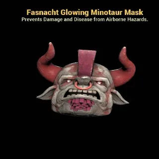 Fasnacht Glowing Minotaur Mask