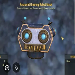 Glowing Robot Mask