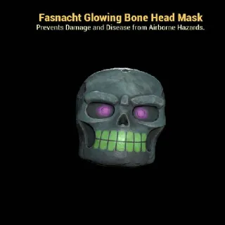 Glowing Bone Head Mask