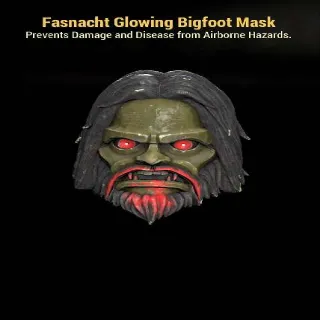 fasnacht glowing bigfoot mask