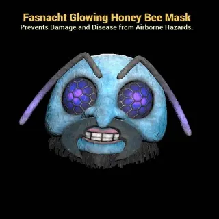 fasnacht glowing honey bee mask