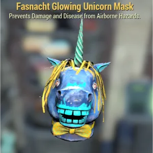 Fasnacht Glowing Unicorn