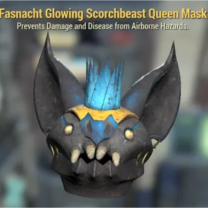 Glowing Scorchbeast mask