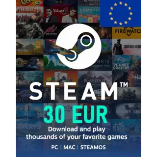 €30.00 EUR €30.00 EUR Steam DIGITAL GIF CODE (SOLO EUROPA)