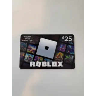 $25.00 USD Roblox