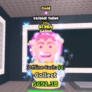 GOLD SKIBIDI TOILET OG