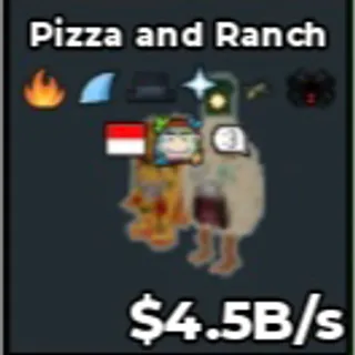 4.5B/s Pizza and Ranch