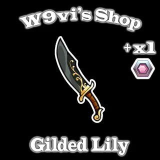 Gilded Lili sword