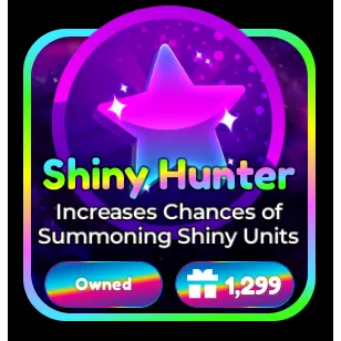 Shiny hunter anime defenders