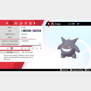 Gengar  SHINY GIGANTAMAX GENGAR! - Game Items - Gameflip