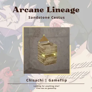 Sandstone Cestus | Arcane Lineage