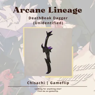 DeathBeak Dagger (Unidentified) | Arcane Lineage