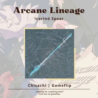 T5 Icerind Spear Custom Order Bundle | Arcane Lineage