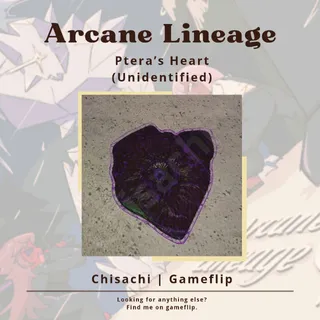 Ptera's Heart (Unidentified) | Arcane Lineage