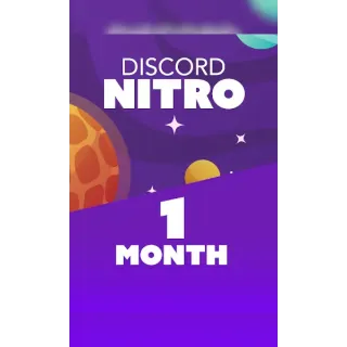 Discord nitro 1 month ( instant )